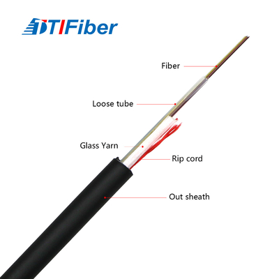 GJYXFH Cores Single Mode Fiber Optic Cable การใช้งานกลางแจ้ง