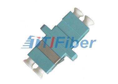 Telecom Blue Color Duplex LC Fiber Optic Adapter Adaptor ปลอกเซรามิก
