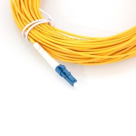 LC / APC 0.9 มม. ใยแก้วนำแสง Pigatil Jumper Singlemode network PVC
