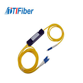 FBT 1X2 2x2 แยกใยแก้วนำแสง PLC 1310 / 1550nm 0.9 มิลลิเมตรประเภท ABS สำหรับ FTTX ระบบ