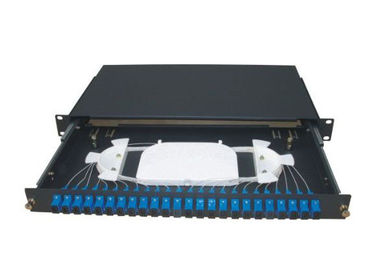 12 พอร์ต LC Duplex Fiber Terminal Box สำหรับอะแดปเตอร์ FC / SC / ST / LC