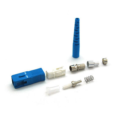 SC / FC / ST / LC / MU การซื้อของออนไลน์ FTTH Ho Fiber Optic Zirconia Ceramic APC Ferrule Flange Cable