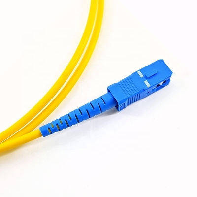 MPO Sc To Sc สายแพทช์ไฟเบอร์ Simplex Optical Cable โหมดเดียว Multimode