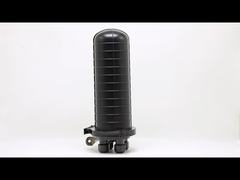 กล่องไฟเบอร์ออปติก Mini Dome 12 คอร์ 24 คอร์ 36 คอร์ 1 ช่องเข้า 2 ช่องออก สีดำ สำหรับต่อสายไฟเบอร์