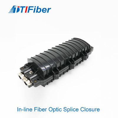 Ftth Fttx 12 24 48 96 144 288 Core Fiber Optic Splice Closure ประเภทแนวนอน