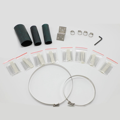 กล่องไฟเบอร์ออปติก 2 ทางเข้า 2 ทางออก 12 หลัก 24 หลัก 36 หลัก สีดํา ไฟเบอร์ splice ปิด
