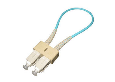 OM3 LC Fiber Optic Loopback สำหรับเครือข่าย CATV / เครือข่ายสถานที่ตั้ง