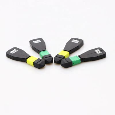 Optic Loopback Lc / Upc หรือ Lc / Apc Duplex Pvc 9/125 ไฟเบอร์ออปติกแบบ Single Mode