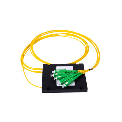 SC APC Connector Fiber Optic Splitter 1x4 PLC Splitter 1650 nm