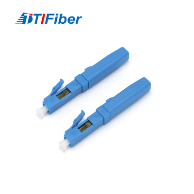 LC UPC Singlemode Simplex Fiber Optic Fast Connector สำหรับ FTTH