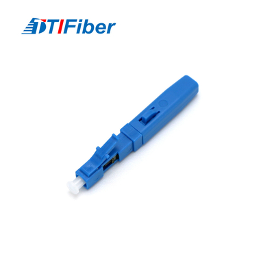 LC UPC Singlemode Simplex Fiber Optic Fast Connector สำหรับ FTTH